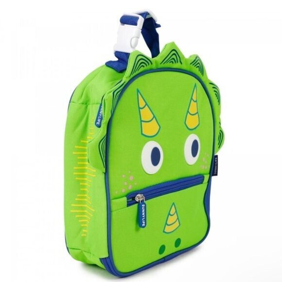 Kids Lunch Bag Dragon or Dino in Green Discontinued Rare Find - Picture 2 of 10